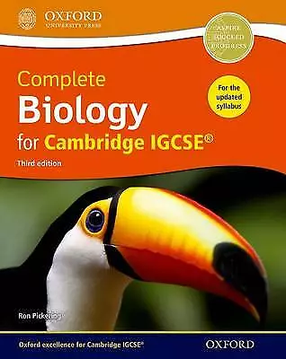 Complete Biology For Cambridge IGCSE Student Book By Ron Pickering (Mixed Media • £3