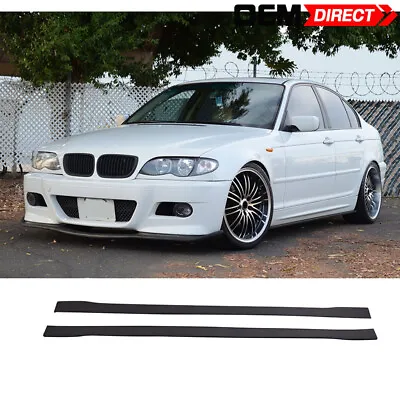 For 99-04 BMW E46 325I Side Skirts Extensions Splitters - PP • $82.99