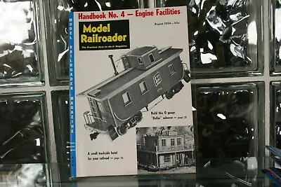 Model Railroader Magazine August 1954 - A Small Trackside Hotel • $8.99