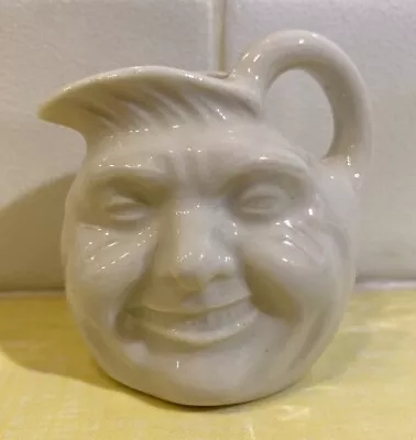 Creamer Man In The Moon 3D Face Ceramic Vintage Mini Pitcher Milk Cream Jug 3  • $10