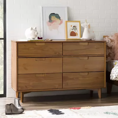 Sonoma 6-Drawer Solid Wood Caramel Dresser • $445.63