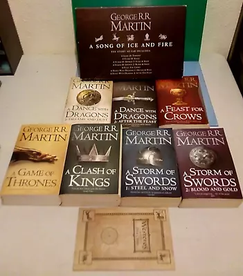 Game Of Thrones 7 Book Set Complete Paperback Collection George R.R Martin • £28.99