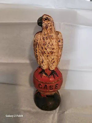 Antique JI Case Cast Iron Old Abe Bald Eagle Coin Still Bank 8.5  • $600