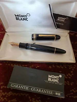Montblanc 149 14C Gold Nib Fountain Pen Rare From 1960's Pen Very Nice Works • $1179