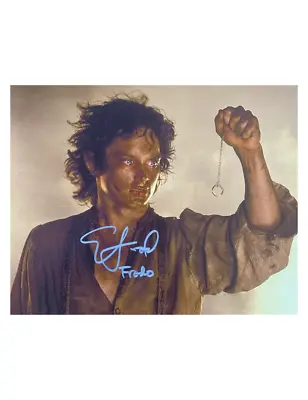 10x8 Lord Of The Rings Print Signed By Elijah Wood 100% Authentic + COA • £105