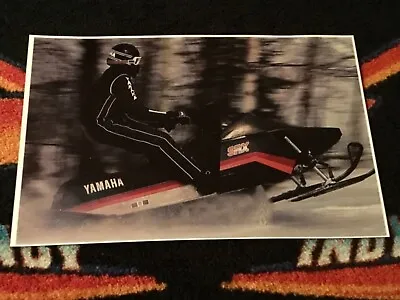 🏁 ‘82 YAMAHA SRX 500 Snowmobile Action Poster Vintage Sled Srx Vmax  • $21.88