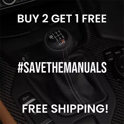 SAVE THE MANUALS VINYL DECAL Sticker JDM DRIFT RACE • $4.25