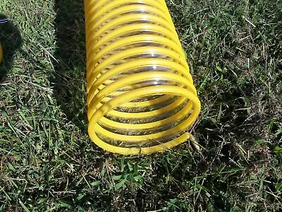 8 INCH LEAF VACUUM HOSE  URETHANE LAWN VAC. 8  X 6' GRASS YELLOW 8in Ft Feet • $192.88