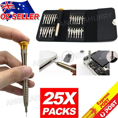 $6.99 • Buy 25 In 1 Precision Screwdriver Set Tool Kit Mini Small Torx Repair Fix Laptop NEW