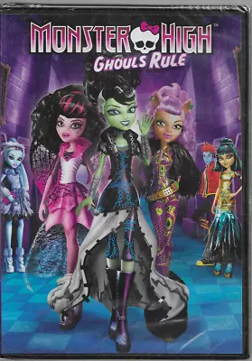 Monster High  ~ Ghouls Rule ~ Dvd Widescreen Brand New  • $2.69