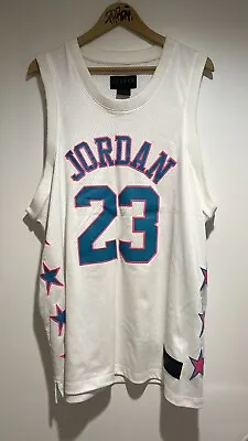 JORDAN 'Spurs All Star Game' Baseball/Basketball Warmup Jersey • $55
