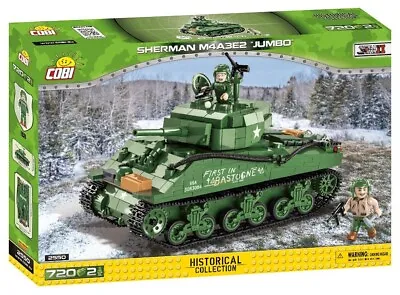 Cobi 2550 - Historical Collection - WWII Sherman M4A3E2   Jumbo   - New • $75.42