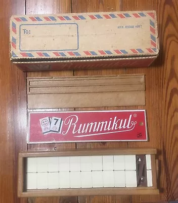 Vintage 1973 Rummikub Tile Game Made In Israel.                NO INSTRUCTIONS • $45