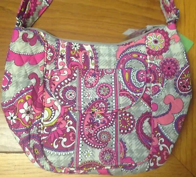 NWT Vera Bradley Clare Crossbody Or Shoulder Bag In Paisley Meets Plaid • $49.99