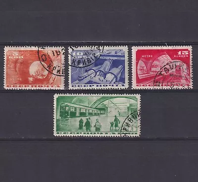 USSR 1935 Solovyev# 496-499 Moscow Subway Used (with Gum) • $50