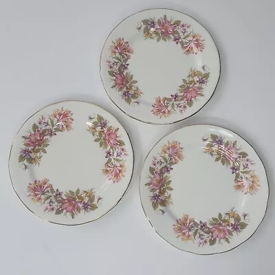 Colclough Wayside Tea Plates Wayside Pattern 8581 Vintage Ware Bone China  • £11