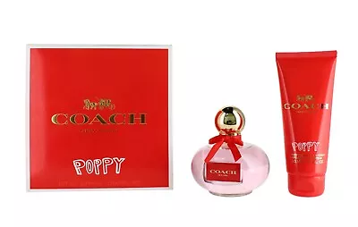 Coach Poppy 3.3 Oz EDP Spray Womens Perfume + 3.3 Lotion Set Brand New • $44.99
