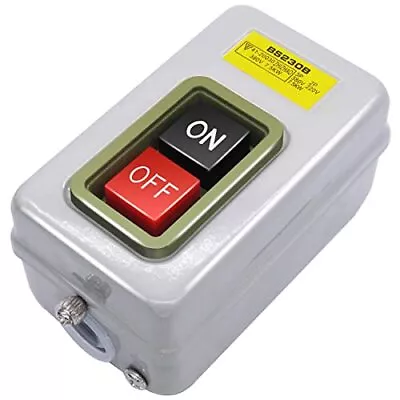 220V/380V Push Button Switch On Off Start Stop 3 Phase Motor Switch With Box • $16.80