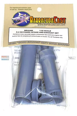 BARBR32480 1:32 BarracudaCast A-4 Skyhawk Intake & Exhaust Set (TRP Kit) • $42.38