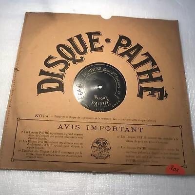 Fantaisie - 12” Pathe 6410 - 78 Rpm Record - Le Trouvére - Verdi • $30