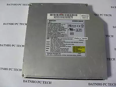 $12 • Buy Quanta Storage Inc 8X DVD±RW DL Laptop Burner Drive SDW-041 IDE (A89-09)