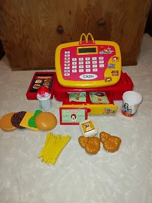 Vintage McDonalds Cash Register Toy 2004 Food Pretend Play Credit Card Burger • $84.99
