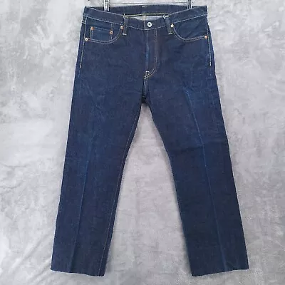 Iron Heart Jeans Men's 36x36 (36x28) Blue Selvedge Cuffed Heavy Denim IH -666S • $200