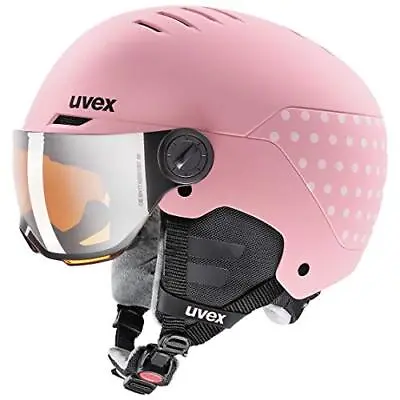 Uvex Rocket Jr Visor - Ski Helmet For Kids - Visor - Individual Fit - Pink • $164.71