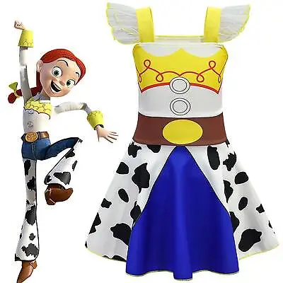 £16.09 • Buy Jessie Cowgirl Toy Story Kids Girls Cosplay Costume Party Halloween Fancy Dress