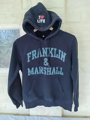  Women's Franklin And Marshall Hoodie Size Small Blingly Black • £9.99