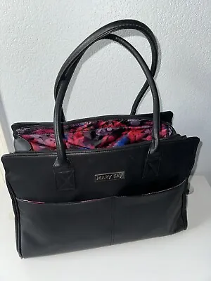 New MARY KAY TRAVEL TOTE LARGE BLACK PURSE STARTER KIT CONSULTANT BAG/CASE • $20