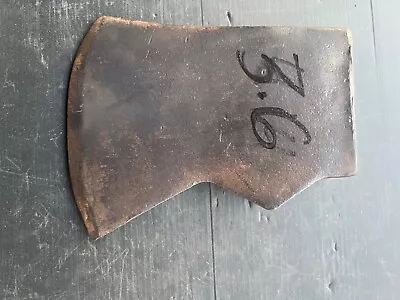 Vintage Unmarked True Temper Single Bit Axe Head With 4 Ridges In Eye • $35