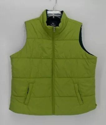 Made For Life Vest Women's Size 1X Quilted Polyester Front Zipper Pockets • $16.68