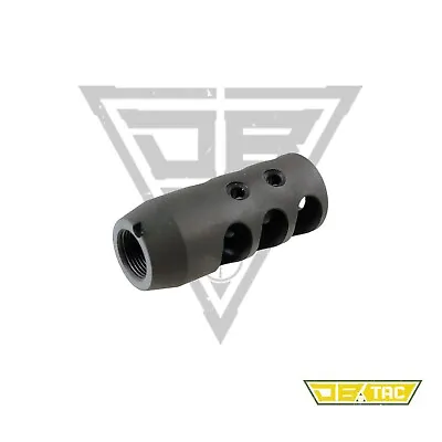 Steel Low Concussion Competition Muzzle Brake Compensator 14x1 LH TPI Thread • $25.99