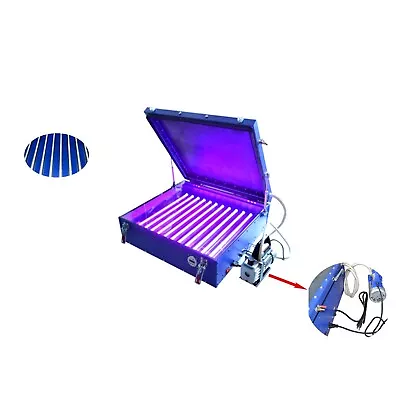 Screen Printing Vacuum LED Exposure Unit 12 LED UV Light Tubes 22''x24'' 110V • $692.55