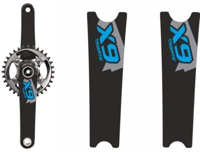 $14.99 • Buy Crank Set Stickers Decals MTB SRAM X9 Mountain Bike Bicycle Adhesive 2 Pcs Blue