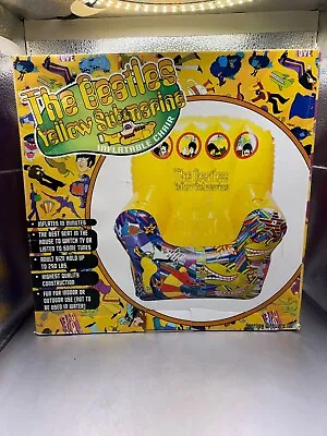 Brand New In Box Vintage 1999 The Beatles Yellow Submarine Inflatable Chair! • $189.99