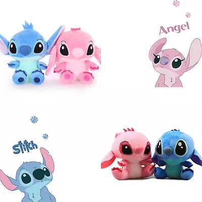 Lilo And Stitch Soft Plush Toy Stuffed Animal Pink Koala Bear Stitch Teddy  • £4.75