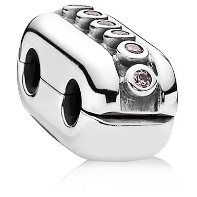 PANDORA Double Diva Pink CZ Clip Retired 790855PCZ • £70.06