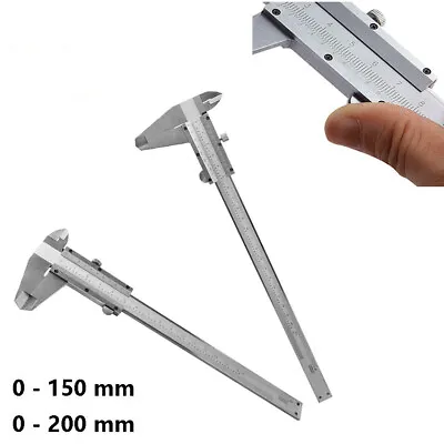 6  8  Stainless Steel Vernier Caliper High Precision Micrometer Gauge Tool • $18.99