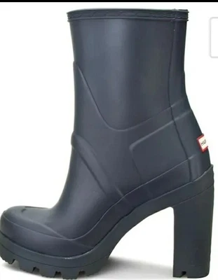 £100 • Buy Hunter Womens Original High Heel Shoes, Navy UK 5