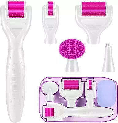 $51.45 • Buy 6 In 1 Micro Needling Derma Roller Face & Body Kit