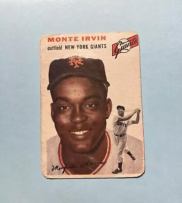 1954 Topps #3 Monte Irvin NY Giants P/F FREE SHIPPING • $8.99