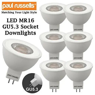 £49.99 • Buy LED 35W MR16 GU5.3 Bulb Spotlight Lamps Warm White Day Light Halogen Replacement