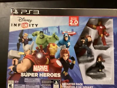 PS3 Disney Infinity 2.0 Marvel Super Heroes Starter Pack New Game Sealed • $24.99