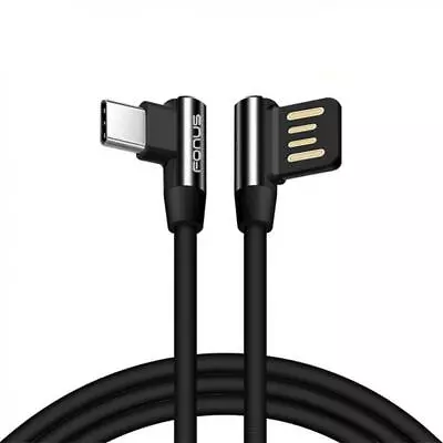 Right Angle 90 Degree 6ft Long Type-c Usb Cable Usb-c Fast Charge Power Cord R31 • $9.39