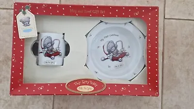 Me To You Tiny Tatty Teddy My 1st Christmas Mug & Bowl Set • £8