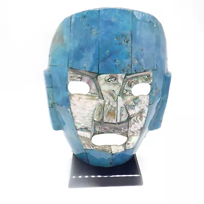 Vintage Mexican Mask On Stand Mother Of Pearl • $15.99