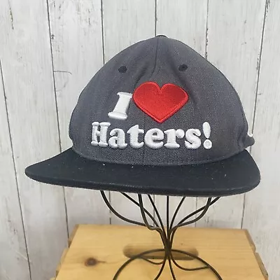 Dirty Ghetto Kids Hat. I Love Haters Adjustable SnapBack Motivation Black Grey • $16.99