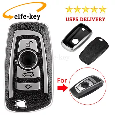 For BMW F10 F20 F30 F40 1 3 5 7 Series CAS4 TPU Remote Key Fob Shell Case Cover • $8.54